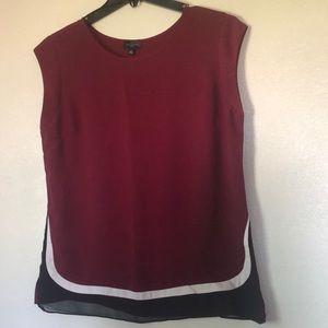 Size Large Limited Burgundy Top